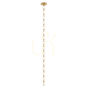 Lampa wisząca LED MARNI - Naturalny mosiądz QUINTIESSE 1 Lampa wisząca LED MARNI - Naturalny mosiądz QUINTIESSE small 1
