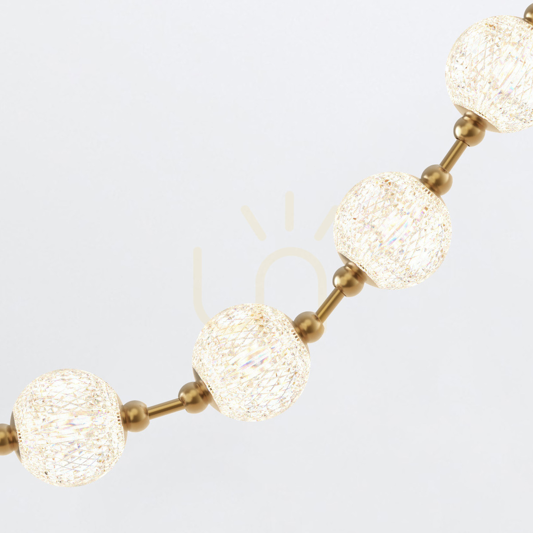 Zobacz Lampa wisząca LED MARNI - Naturalny mosiądz QUINTIESSE Lampa wisząca LED MARNI - Naturalny mosiądz QUINTIESSE