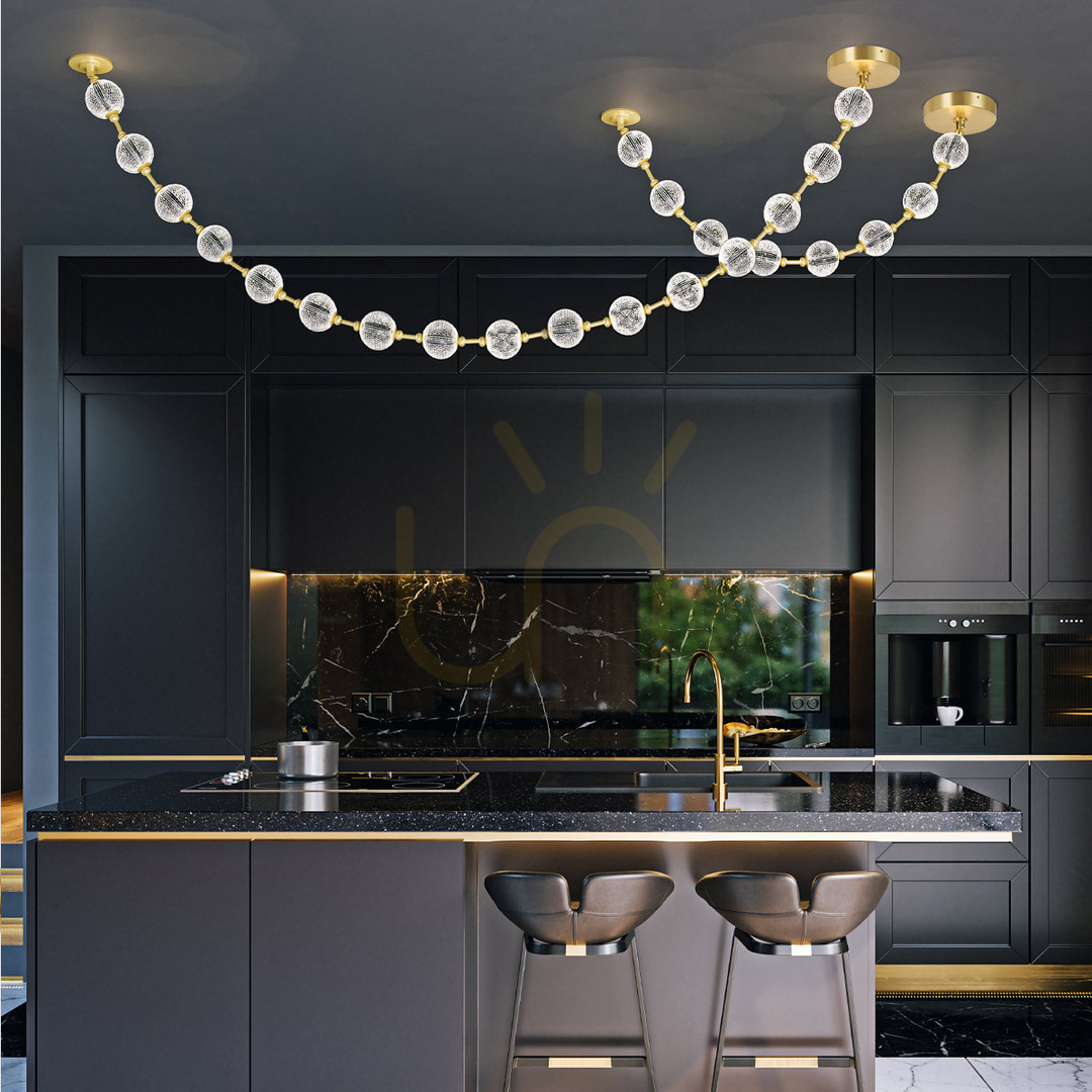 Obejrzyj Lampa wisząca LED MARNI - Naturalny mosiądz QUINTIESSE Lampa wisząca LED MARNI - Naturalny mosiądz QUINTIESSE