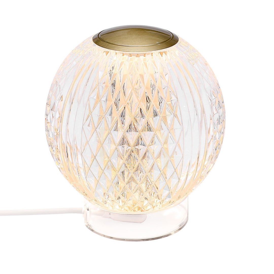 Zobacz Mała lampa stołowa LED MARNI - Naturalny mosiądz QUINTIESSE Mała lampa stołowa LED MARNI - Naturalny mosiądz QUINTIESSE