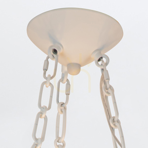 Lampa wisząca MARTINE - 3 źródła światła - Antyczna biel QUINTIESSE 4 Lampa wisząca MARTINE - 3 źródła światła - Antyczna biel QUINTIESSE small 4