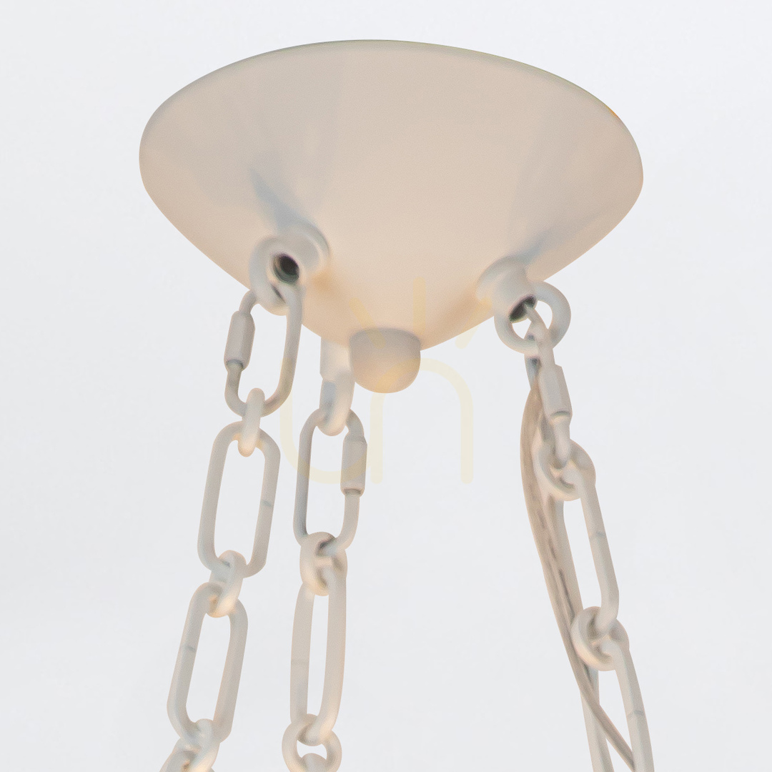 Pokaż Lampa wisząca MARTINE - 3 źródła światła - Antyczna biel QUINTIESSE Lampa wisząca MARTINE - 3 źródła światła - Antyczna biel QUINTIESSE