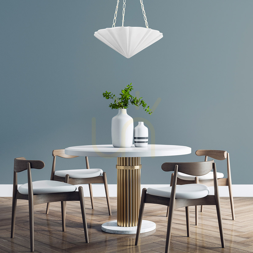 Obejrzyj Lampa wisząca MARTINE - 3 źródła światła - Antyczna biel QUINTIESSE Lampa wisząca MARTINE - 3 źródła światła - Antyczna biel QUINTIESSE