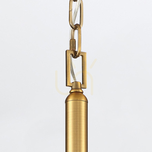 Lampa wisząca NOTTINGHAM - 1 źródło światła - Antyczny mosiądz QUINTIESSE small 3