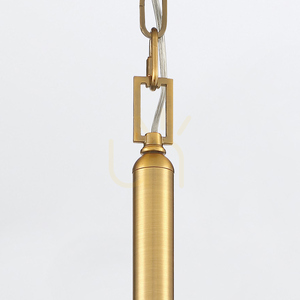 Lampa wisząca NOTTINGHAM - 3 źródła światła - Antyczny mosiądz QUINTIESSE small 5