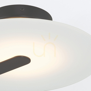 Plafon / kinkiet Quintiesse Nuvola Small, matowa czerń, LED 14 W 3000 K, Ø31 cm small 1