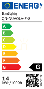 Plafon / kinkiet Quintiesse Nuvola Small, matowa czerń, LED 14 W 3000 K, Ø31 cm small 7