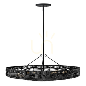 Lampa wisząca OPHELIA - 6 źródeł światła - Czarny QUINTIESSE 1 Lampa wisząca OPHELIA - 6 źródeł światła - Czarny QUINTIESSE small 1