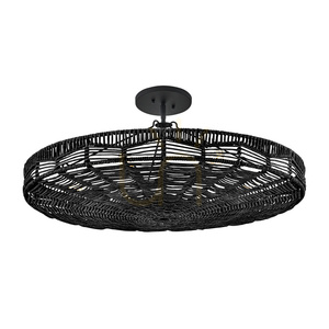 Lampa wisząca OPHELIA - 6 źródeł światła - Czarny QUINTIESSE 5 Lampa wisząca OPHELIA - 6 źródeł światła - Czarny QUINTIESSE small 5
