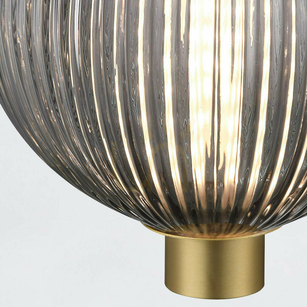 Pokaż Mała lampa wisząca PALMAS - 1 źródło światła - Szczotkowane złoto QUINTIESSE Mała lampa wisząca PALMAS - 1 źródło światła - Szczotkowane złoto QUINTIESSE