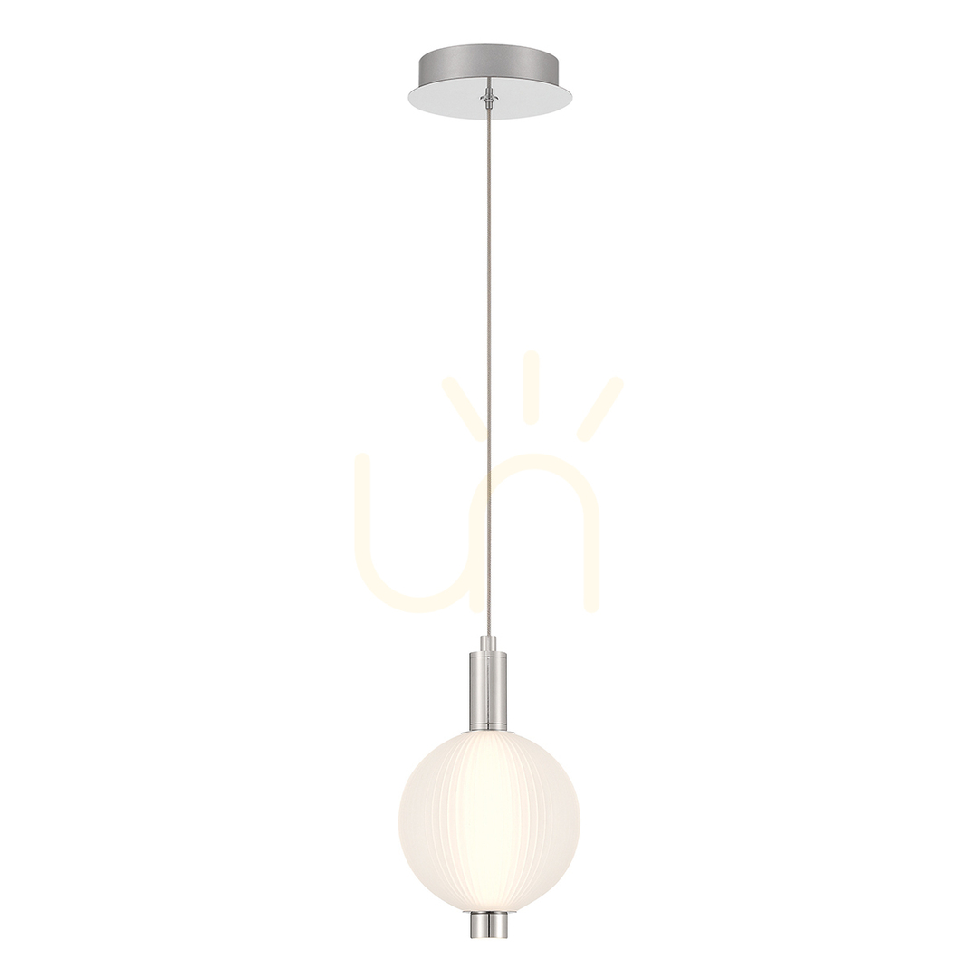 Zobacz Mała lampa wisząca PALMAS - 1 źródło światła - Polerowany nikiel QUINTIESSE Mała lampa wisząca PALMAS - 1 źródło światła - Polerowany nikiel QUINTIESSE