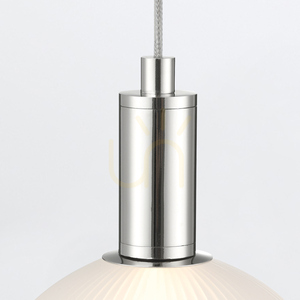 Mała lampa wisząca PALMAS - 1 źródło światła - Polerowany nikiel QUINTIESSE 5 Mała lampa wisząca PALMAS - 1 źródło światła - Polerowany nikiel QUINTIESSE small 5