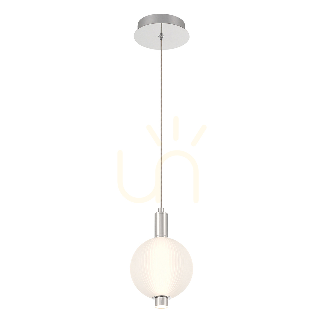 Sprawdź Mała lampa wisząca PALMAS - 1 źródło światła - Polerowany nikiel QUINTIESSE Mała lampa wisząca PALMAS - 1 źródło światła - Polerowany nikiel QUINTIESSE