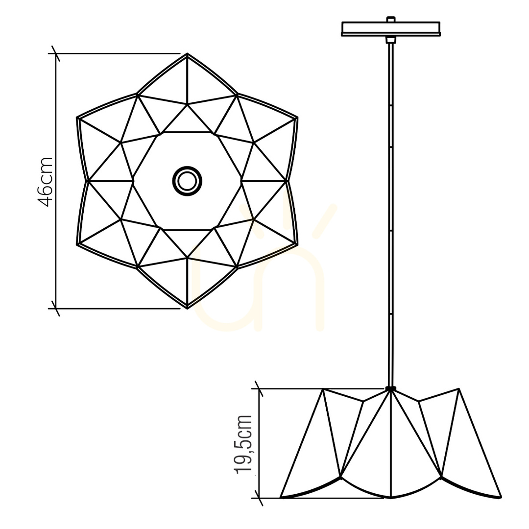 Obejrzyj Lampa wisząca PHYSALIS QUINTIESSE Lampa wisząca PHYSALIS QUINTIESSE