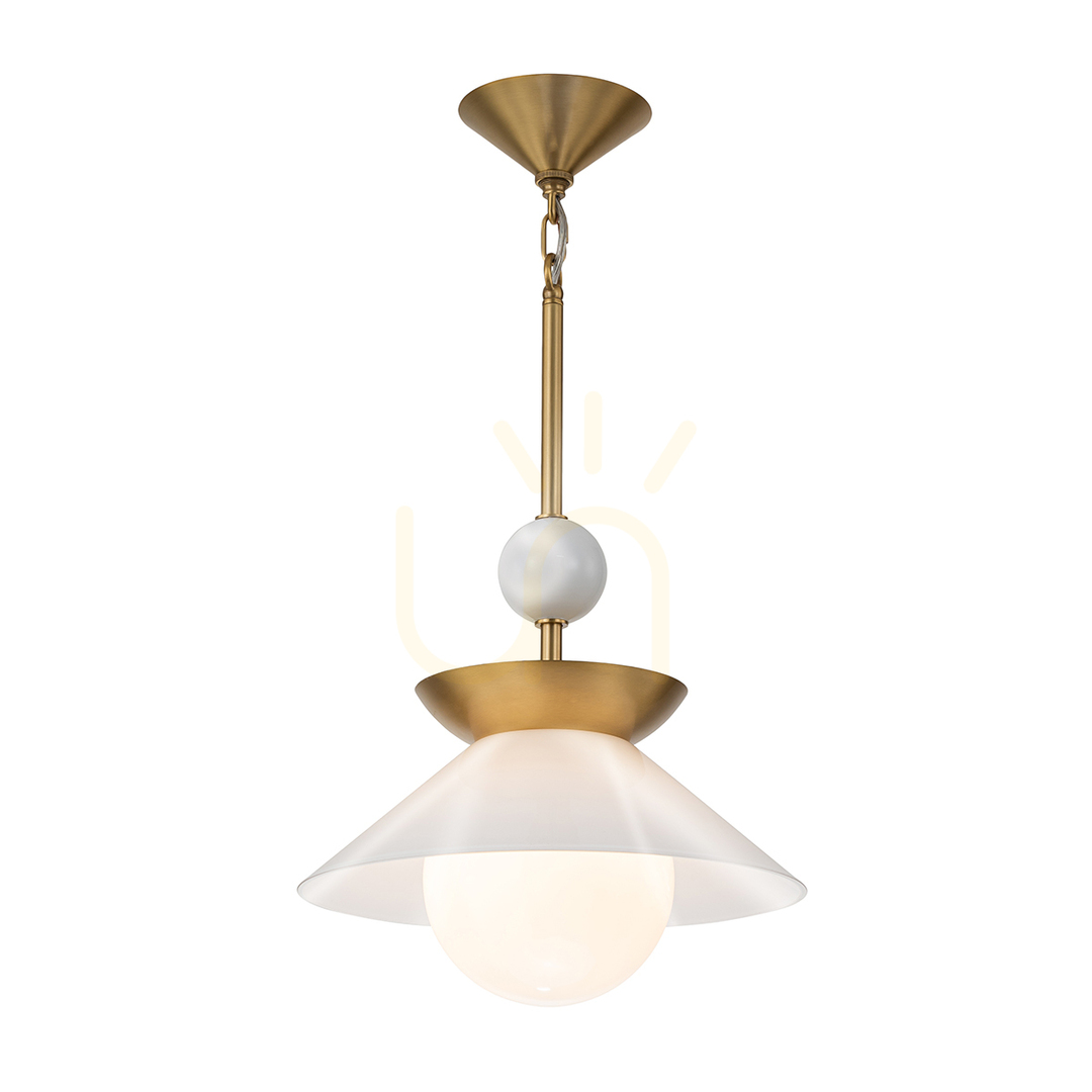 Sprawdź Średnia lampa wisząca SAUCER - 1 źródło światła - Postarzany mosiądz QUINTIESSE Średnia lampa wisząca SAUCER - 1 źródło światła - Postarzany mosiądz QUINTIESSE