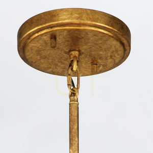 Lampa wisząca SAWGRASS - 3 źródła światła - Płatkowe złoto QUINTIESSE small 4