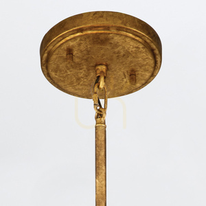 Lampa wisząca Quintiesse Sawgrass 3 × E27, złoto płatkowe z patyną, 53,3 cm small 3