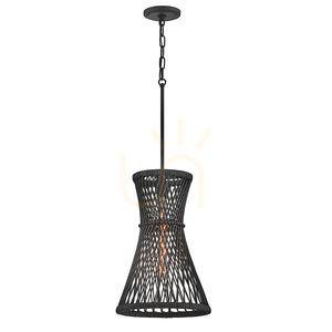 Lampa wisząca TWYLA - 1 źródło światła - Czarny QUINTIESSE small 1