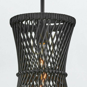 Lampa wisząca TWYLA - 1 źródło światła - Czarny QUINTIESSE small 4