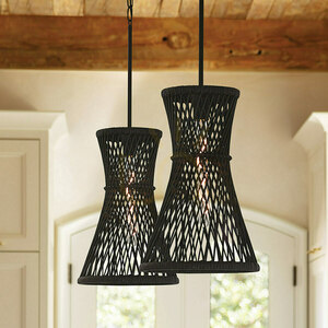 Lampa wisząca TWYLA - 1 źródło światła - Czarny QUINTIESSE small 8