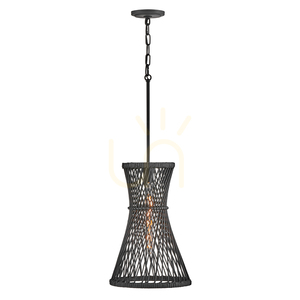 Lampa wisząca TWYLA - 1 źródło światła - Czarny QUINTIESSE small 0