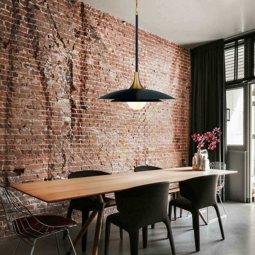 Obejrzyj Lampa wisząca WELSH - Matowa czerń QUINTIESSE Lampa wisząca WELSH - Matowa czerń QUINTIESSE