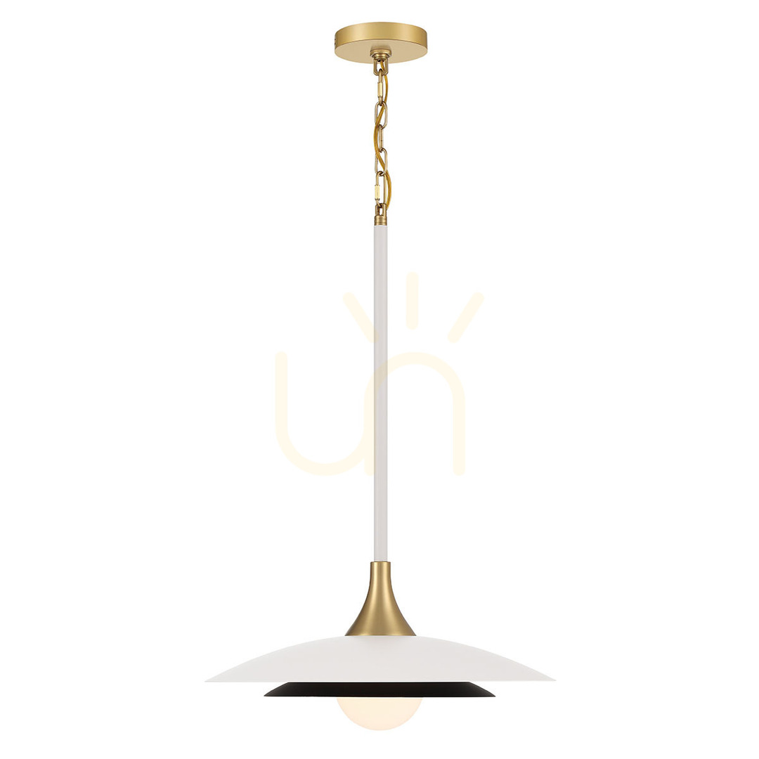 Sprawdź Lampa wisząca WELSH - Matowa biel QUINTIESSE Lampa wisząca WELSH - Matowa biel QUINTIESSE