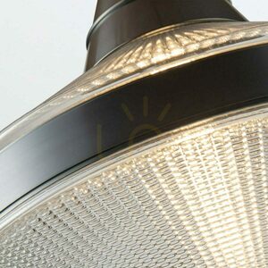 Lampa wisząca WILLARD - 1 źródło światła - Miejski brąz QUINTIESSE small 3