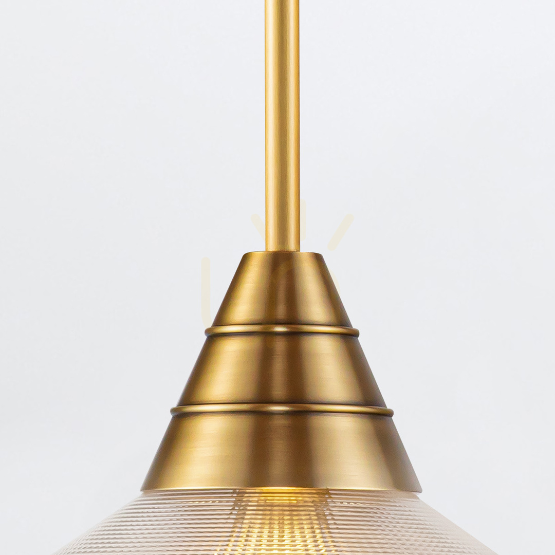 Zobacz Lampa wisząca WILLARD - 1 źródło światła - Vintage mosiądz QUINTIESSE Lampa wisząca WILLARD - 1 źródło światła - Vintage mosiądz QUINTIESSE
