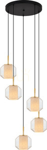 Lampa wisząca Zuma Line SOLIX DU32201A/5L Czarny 5xE27 0 Lampa wisząca Zuma Line SOLIX DU32201A/5L Czarny 5xE27 small 0