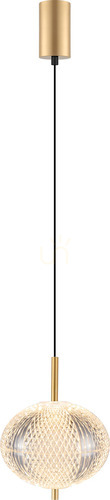 Sprawdź Lampa wisząca Zuma Line GALATEA DU31350/6.5W Złoty 1xLED
