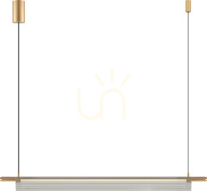 Lampa wisząca Zuma Line ARCUS DU31835/14W Złoty 1xLED small 0