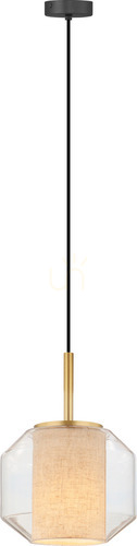 Sprawdź Lampa wisząca Zuma Line SOLIX DU32201/1L Czarny 1xE27