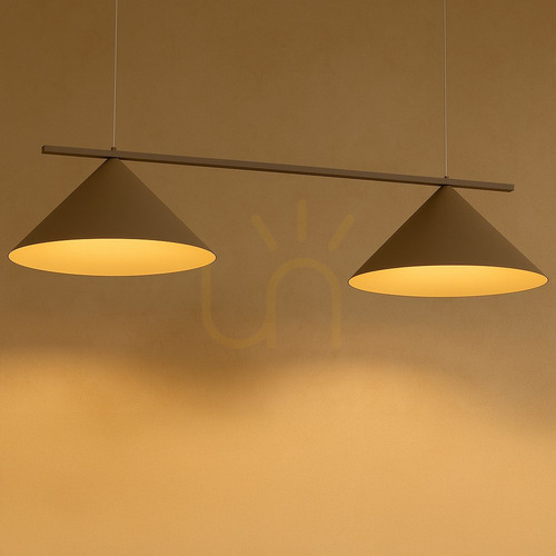 Sprawdź Lampa wisząca Milagro CAPITAL taupe 2xGX53 110 cm