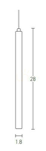 Sprawdź Lampa wisząca LED czarna mat Zambelis 3W 2700K aluminiowa