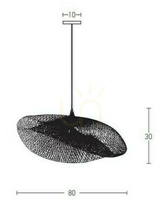 Lampa wisząca Zambelis bambusowa 1xE27 beżowa small 1