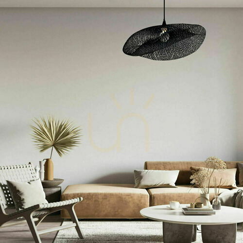 Sprawdź Lampa wisząca Zambelis Bamboo czarna metalowa E27 1x40W