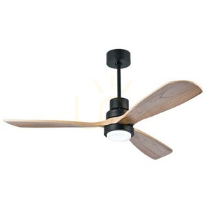 Lampa wisząca Zambelis FAN czarna drewno LED 15W Ø132 cm small 3