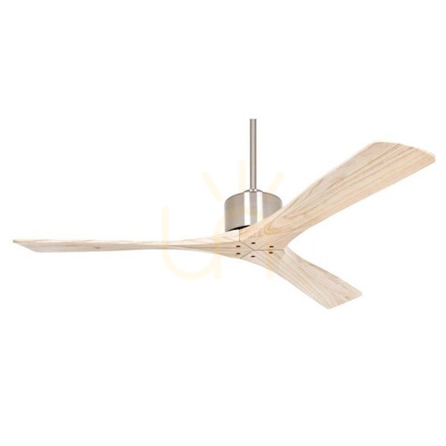Sprawdź Lampa wisząca Zambelis FAN chrom matowy drewno naturalne 132 cm