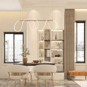 Lampa wisząca LED Zambelis złoty mat 60W 3000K 120 cm small 0