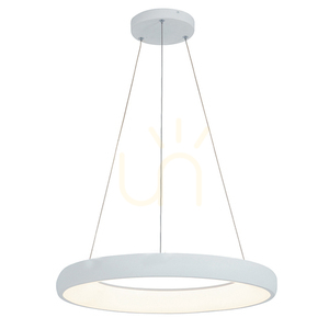 Lampa Wisząca Zambelis LED 50W 3000K Ściemnialna Biała 60 cm small 0