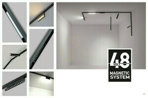 Bezkońcowe złącze narożne pionowe białe ZAMBELIS small 2