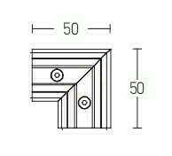 Sprawdź Łącznik narożny poziomy Zambelis 2085B-C2 do szyny magnetycznej 48V, sandy black