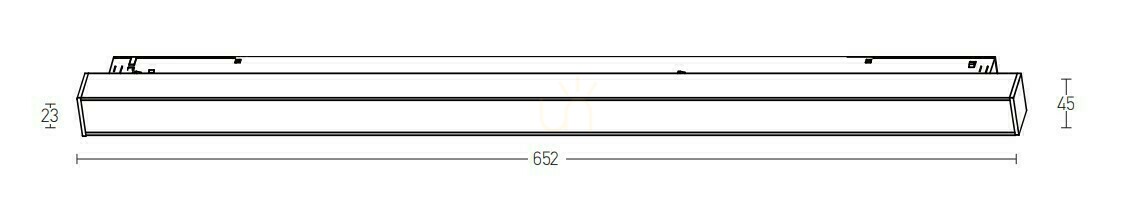 Zobacz Lampa do szynoprzewodu LED Zambelis 20W 3000K czarna 65,2 cm Lampa do szynoprzewodu LED Zambelis 20W 3000K czarna 65,2 cm