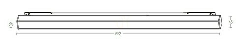 Sprawdź Magnetic Linear 4000k Black 20W Dali Dimmable ZAMBELIS