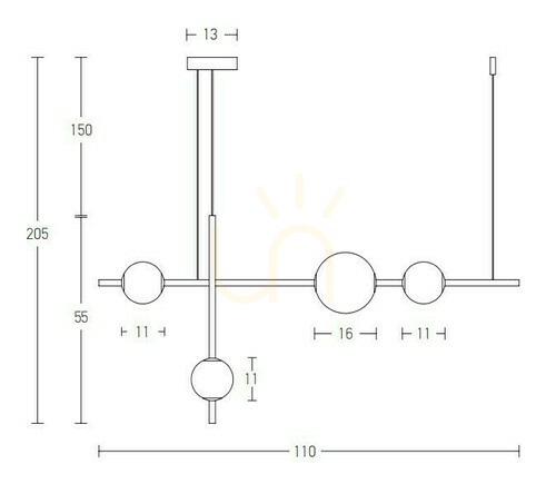 Sprawdź Lampa wisząca LED Zambelis 18W 3000K czarna matowa szkło opalowe 110 cm