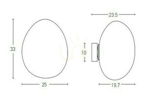 Kinkiet LED Zambelis biały 5W 3000K szkło opalowe metal 23,5 cm small 2
