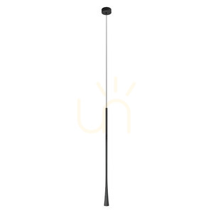 Lampa wisząca LED Zambelis czarna matowa aluminium 7W 3000K small 1