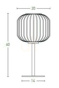 Lampa stołowa E27 MAX 40W Materiał szkło Biały & Mosiądz Przełącznik ON OFF ZAMBELIS 2 Lampa stołowa E27 MAX 40W Materiał szkło Biały & Mosiądz Przełącznik ON OFF ZAMBELIS small 2