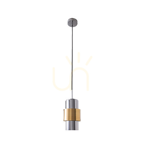 Sprawdź Lampa wisząca Zambelis złoty mat chromowane szkło E27 13 cm